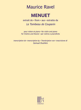 Menuet (extrait du Tombeau de Couperin)