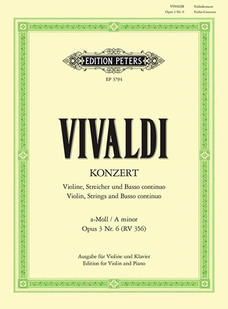 Konzert a-moll Op.3 Nr.6/ Concerto in A minor Op.3
