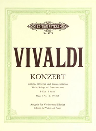 Concert 12 E Op.3 Rv265