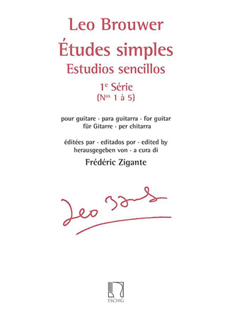 Études simples - Estudios sencillos (Série 1)