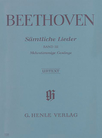 Lieder Vol. 3 (Urtext)