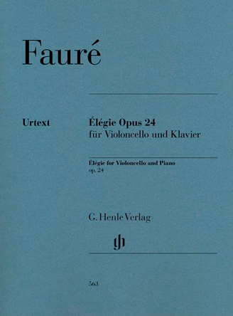 Élégie Opus 24 für Violoncello und Klavier