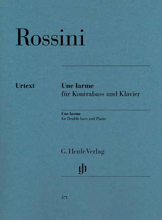 Une Larme for Double bass and Piano