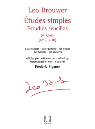 Études simples - Estudios sencillos (Série 2)