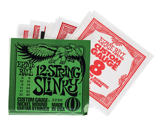 Jogo cordas guit elect 12 Ernie Ball 2230 008 040 Ludimusic