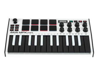 AKAI MPK mini MK3 Professional MIDI Keyboard Controller White New