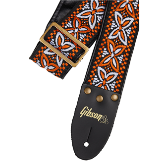 Gibson The Orange Lily Guitar Strap Ludimusic