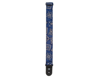Planet Waves 50G03 Bandana Blue Nylon Guitar Strap Ludimusic