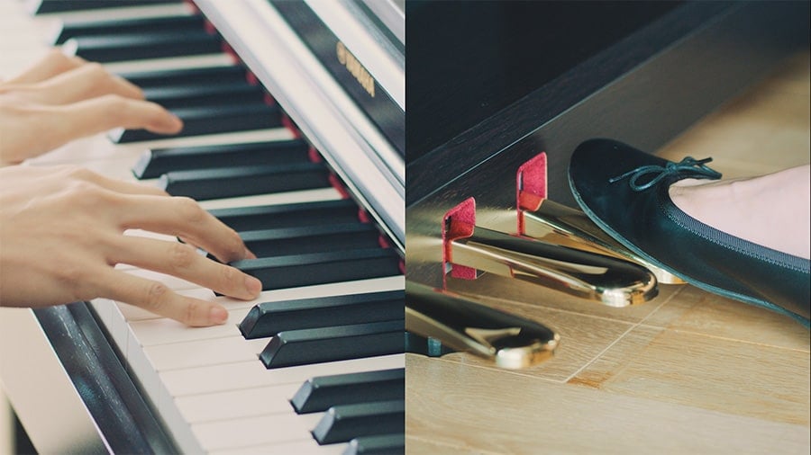 AUTHENTIC ACOUSTIC PIANO PLAYABILITY AND HALF-DAMPER PEDAL CONTROL
