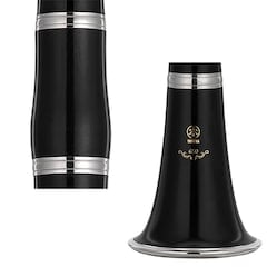 The same design as the bell and belly of the Custom clarinets