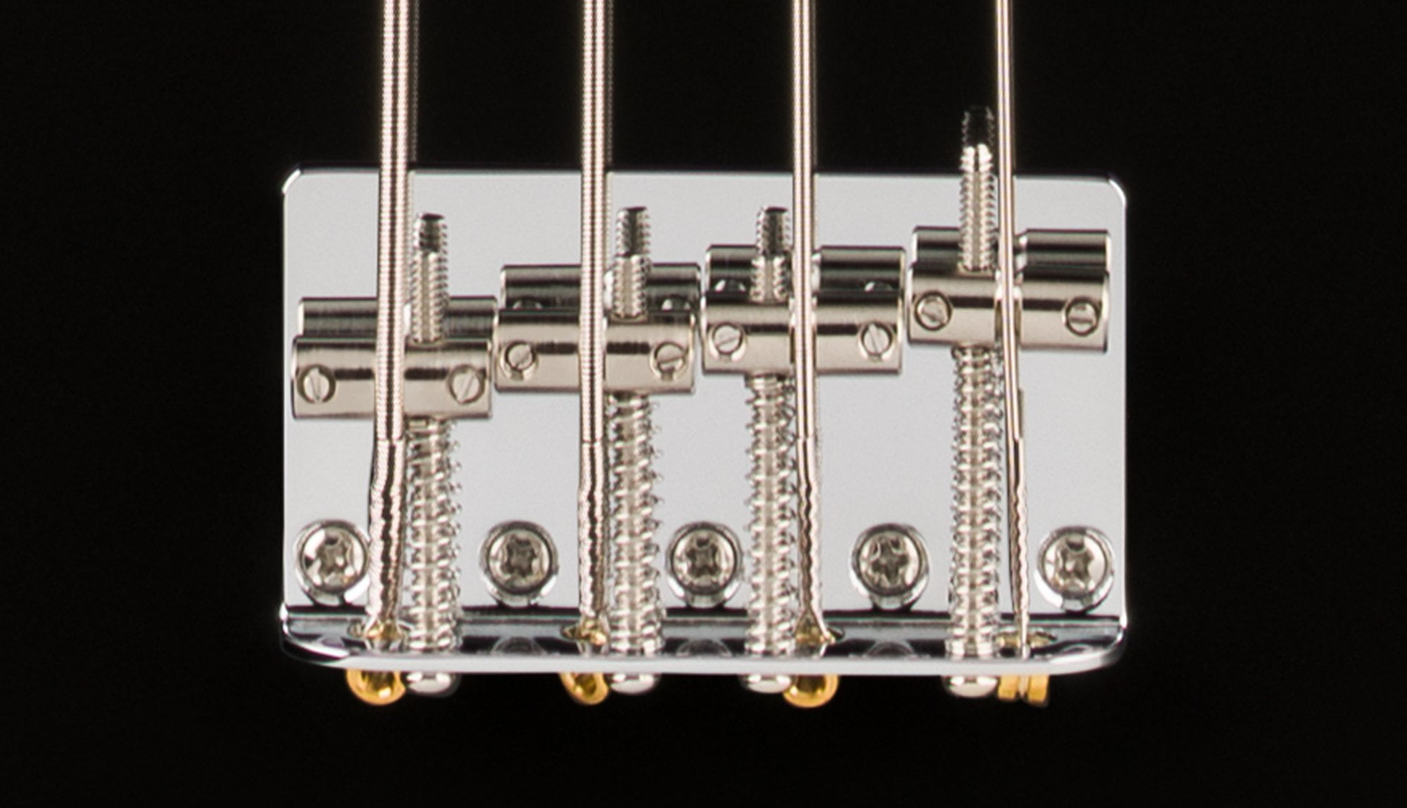 4-SADDLE VINTAGE-STYLE BRIDGE WITH SLOTTED STEEL SADDLES