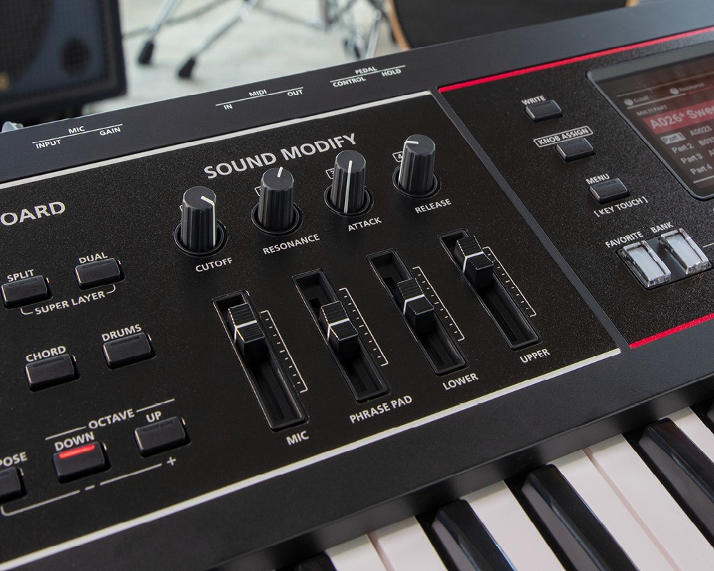 Sound control.