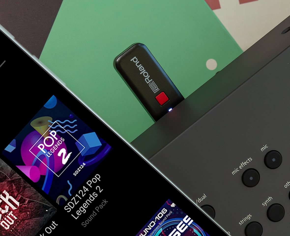 Expande o teu repertório na Roland Cloud