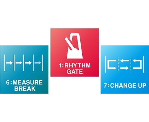 An extensive range of training functions to support drummers
