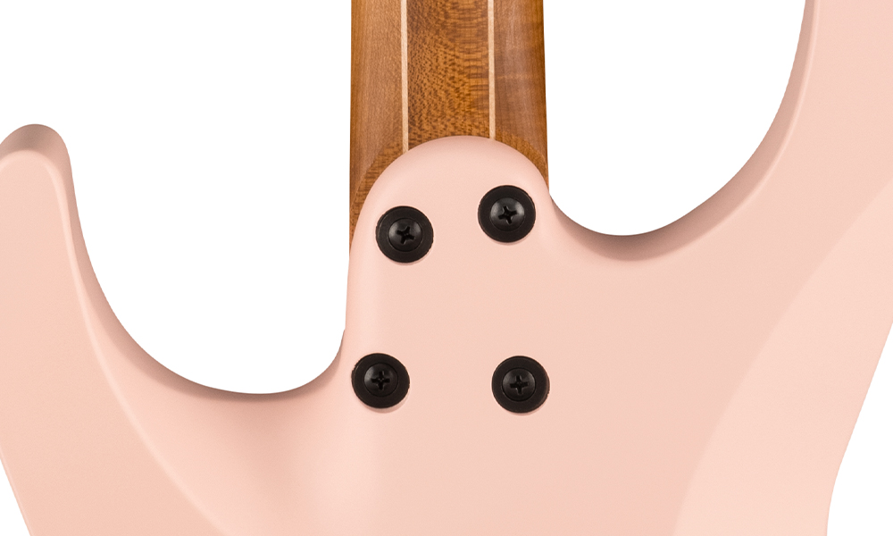BOLT-ON FIVE-PIECE MULTI-LAMINATED CARAMELIZED MAPLE/MAPLE NECK