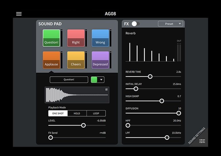 Six Sound Pads