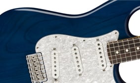 Sapphire Blue Transparent Satin Lacquer Finish