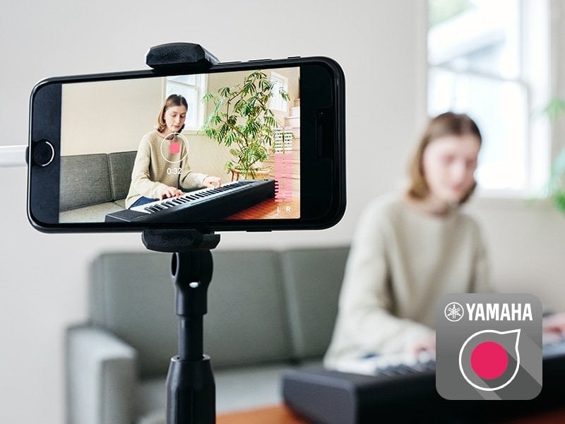 Easily record sound and video, and upload your own performances