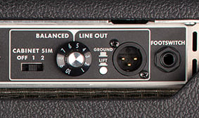 REAR PANEL FEATURES