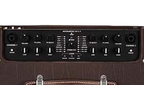 Two identical channels, interchangeable for instruments and/or vocals