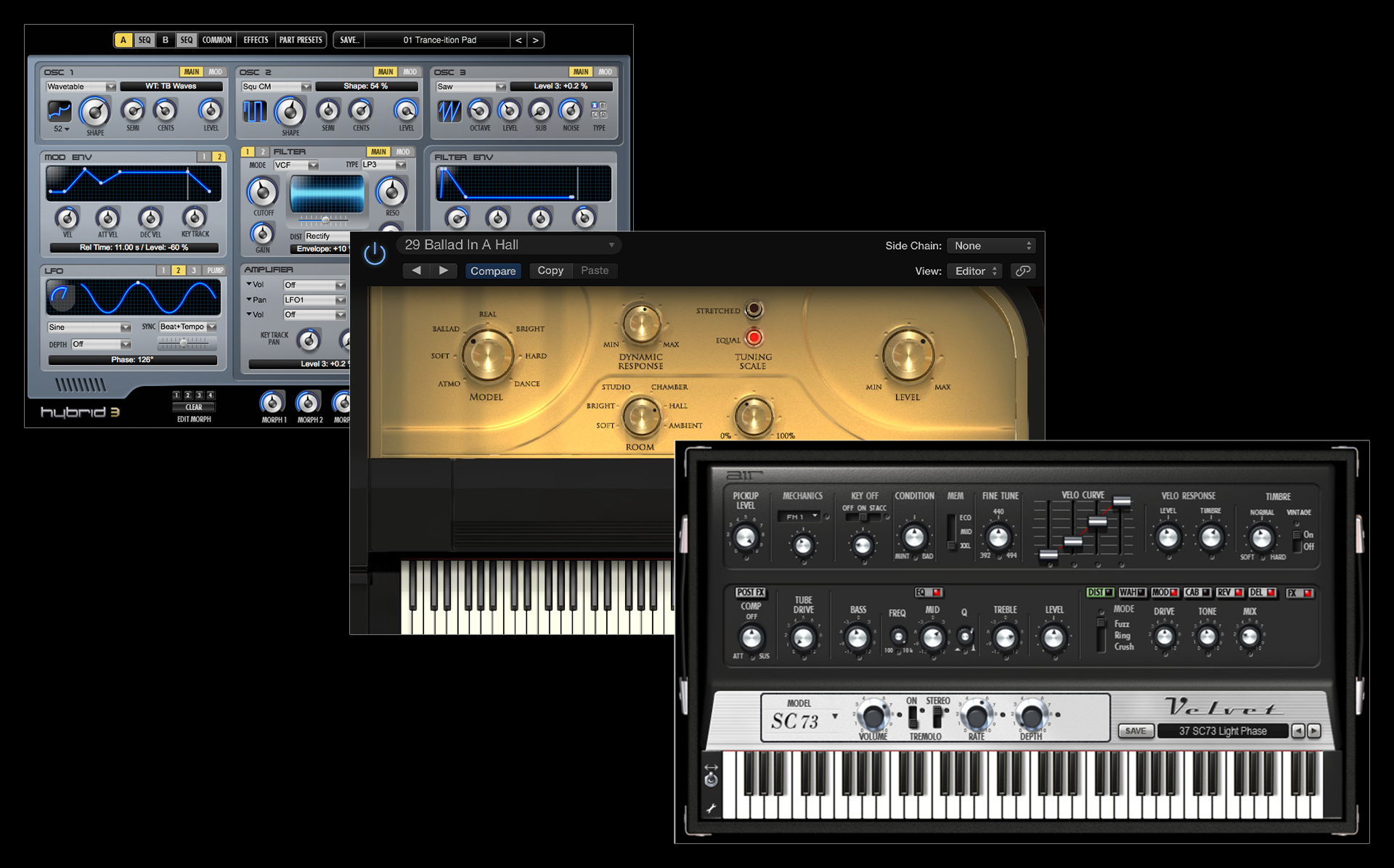 Effects and Instruments Included