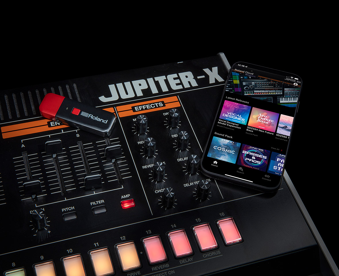 Browse sounds and expansions wirelessly.