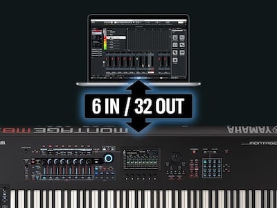 MULTICHANNEL AUDIO AND MIDI INTERFACE VIA USB