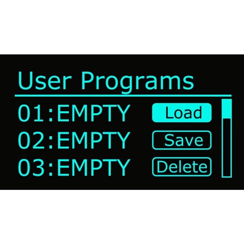 16 Customizable User DSP Modes