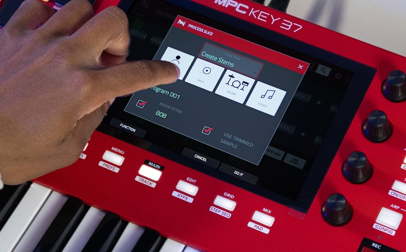 Control Stems With the Mpc Key 37
