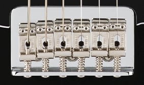 6-SADDLE STRINGS-THROUGH-BODY STRAT® HARDTAIL BRIDGE WITH BENT STEEL SADDLES