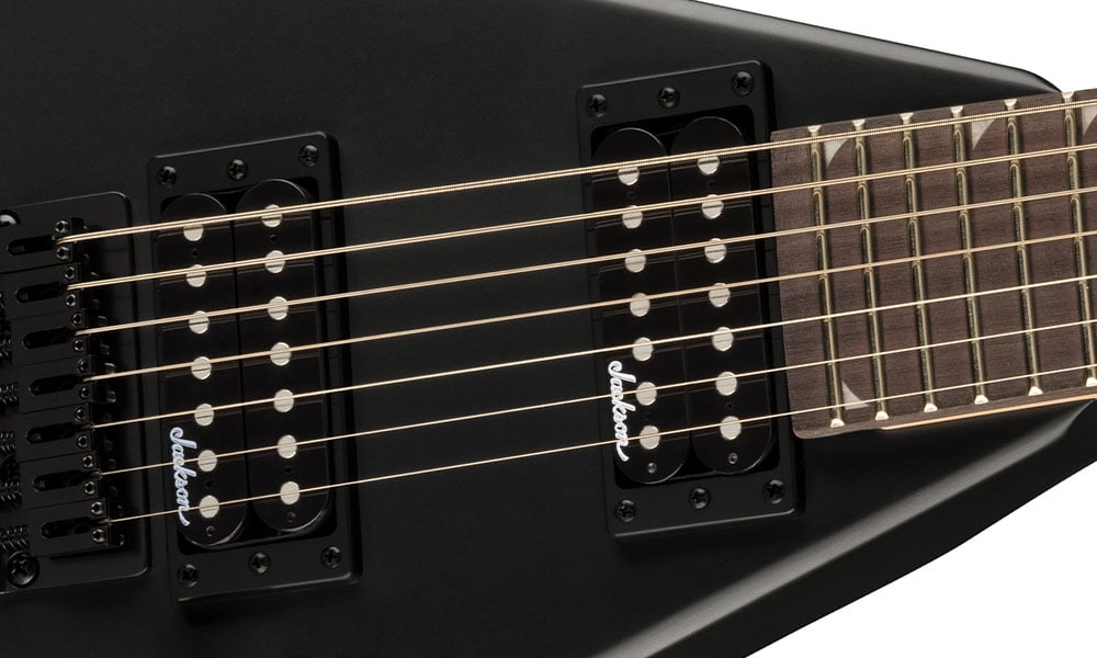 Jackson JS Series King V JS22-7 KV HT Satin Black | Ludimusic