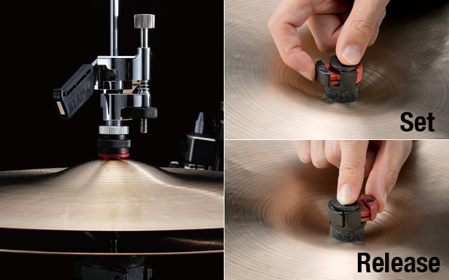 Quick-Set Hi-Hat Clutch (US.PAT.NO.9812101)