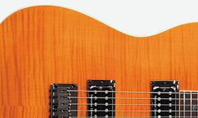 NATO Body With Carved Flame Maple Top
