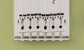 6-Saddle String-Through-Body Tele® Bridge With Block Steel Saddles