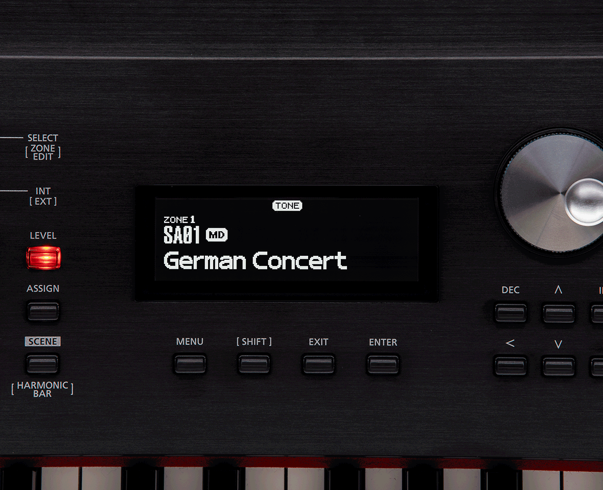 Pre-installed V-Piano Expansions.