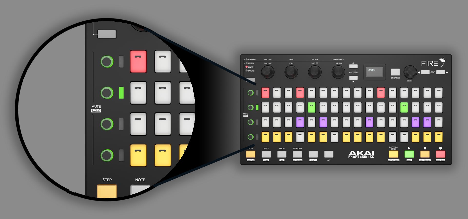 Controlador Akai Fire para FL Studio | Ludimusic