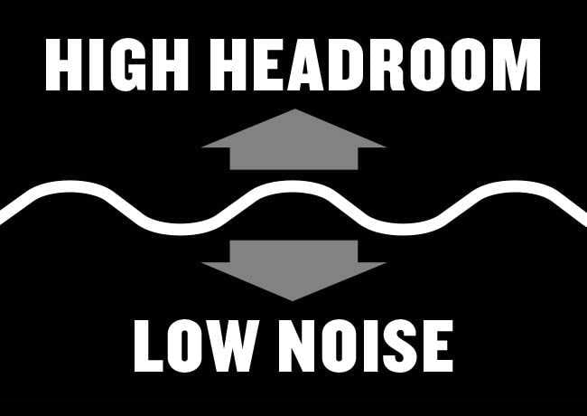 High Headroom & Low Noise