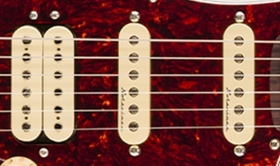 Captadores New Player II Modified Humbucker e Noiseless™ Strat®