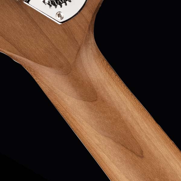 Braço 'Slim C' em maple "caramelizado" aparafusado com reforço em grafite