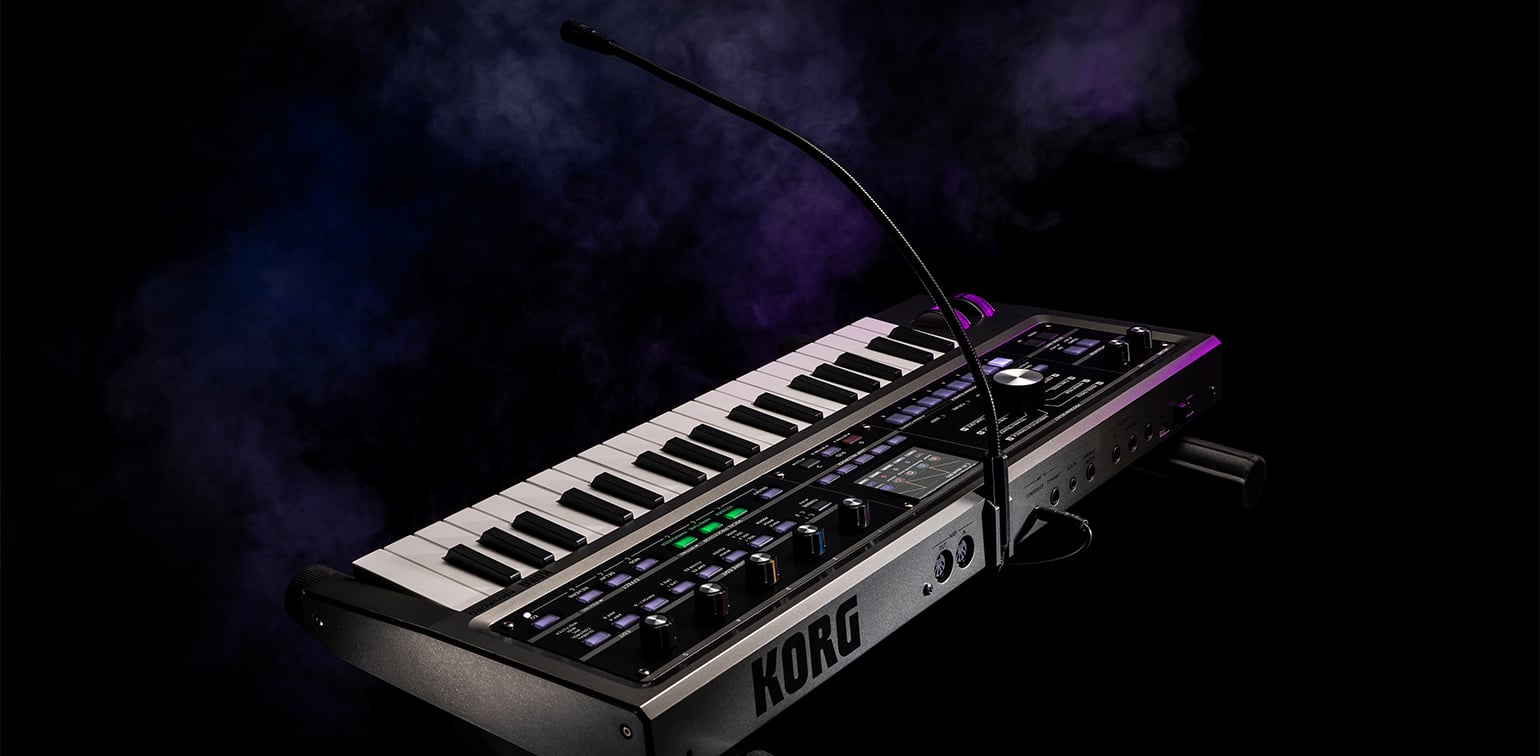 microKORG's iconic design updated with a modern look