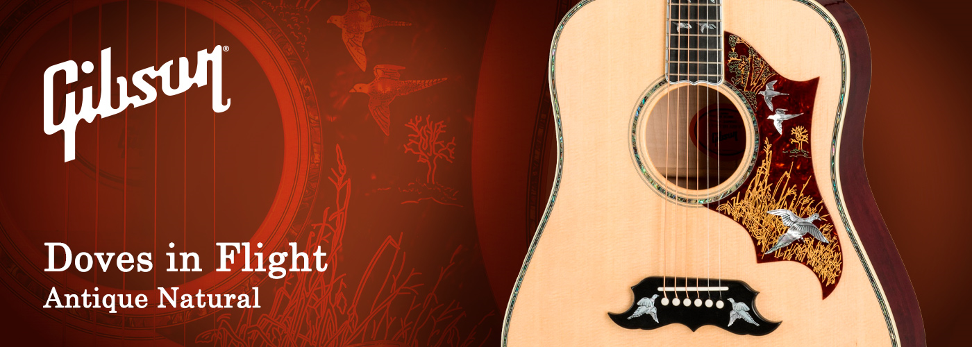 Gibson - Doves in Flight - Antique Natural