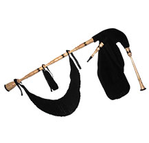 Eduardo Represas Galega Bagpipe Black