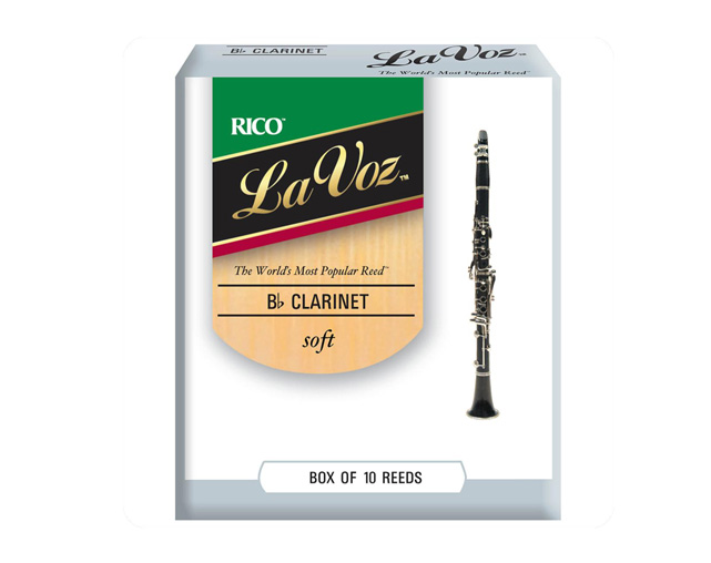 Palheta Clarinete Rico La Voz Soft 10 UN