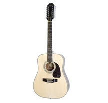 Guitarra Acústica 12 cordas Epiphone DR212 NA Natural