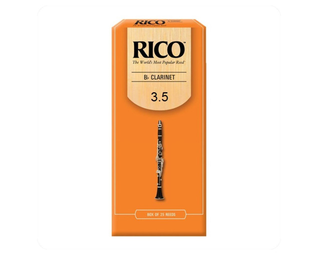 Palheta Clarinete Rico Orange 3.5 25 UN