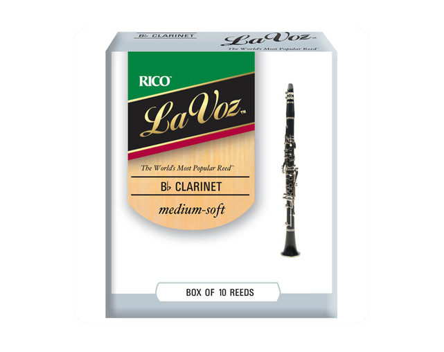 Palheta Clarinete Rico La Voz Medium Soft 10 UN