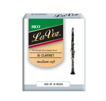 Rico La Voz Medium Soft 10 UN Bb Clarinet Reed