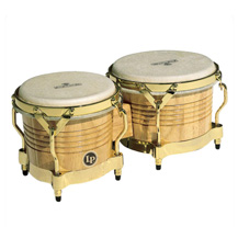 LP M201AW Natural gold tone Bongos