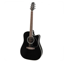 Takamine EF341SC Polished Black Acoustic Electric Guitar