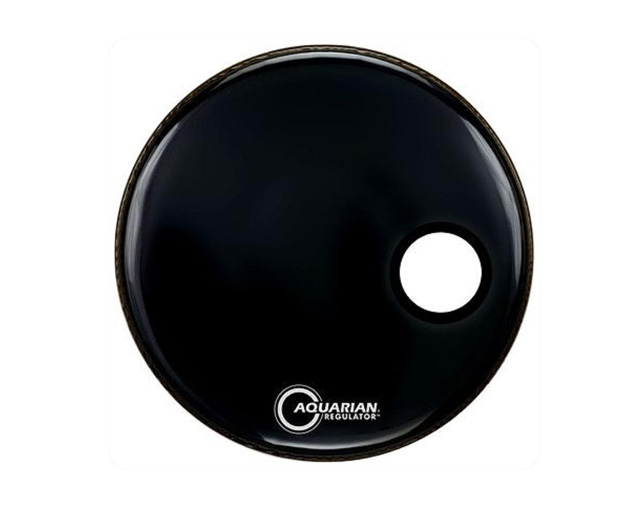 Parche para Bombo 22" Aquarian RSM22BLK Regulator Hole Negro